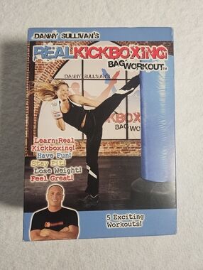 Real Kickboxing Bag Workout Danny Sullivan Workout DVD's (4)